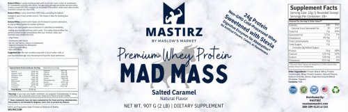 Mad Mass - 2lb Whey Salted Caramel Flavor